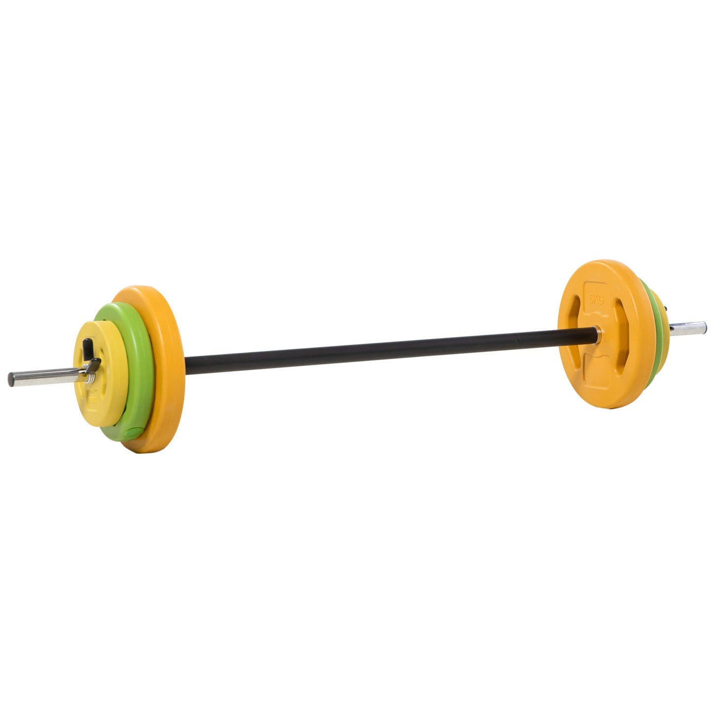 20kg Barbell Weights Set, Adjustable Body Pump Weights with Non-slip Handle, for Women and Men Home Gym Strength Training-0