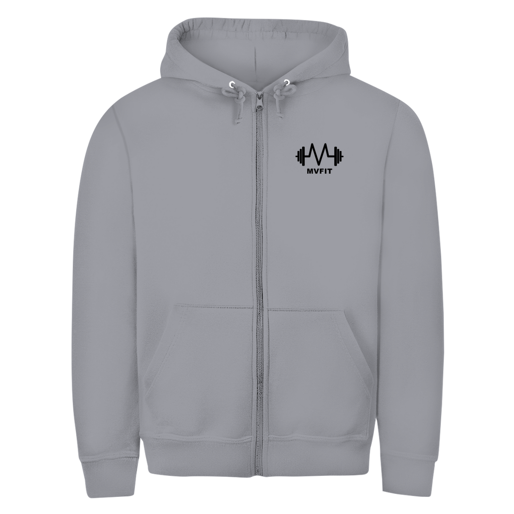 Herren Zipper Hoodie MVFIT WHT
