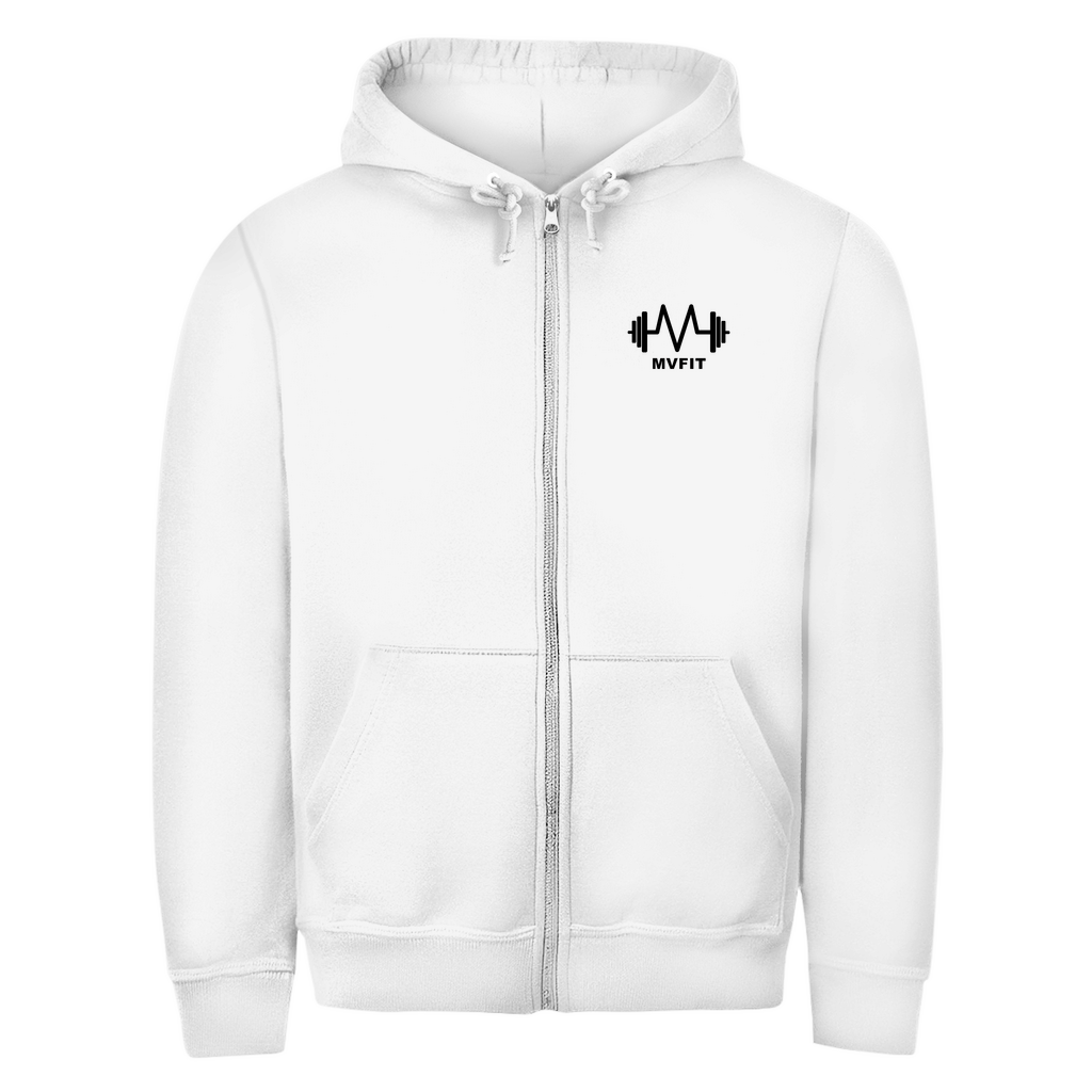 Herren Zipper Hoodie MVFIT WHT